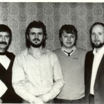 С В.Николаевым(Песняр),В.Губенко,Г.И.Должиковым1986г.