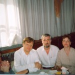С И.Бутманом,В.Соломоновым,женой Татьяной